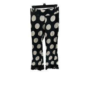 Corky Kids Black White Polka Dot Pajama Sleepwear Pants Girls Youth Size 8
